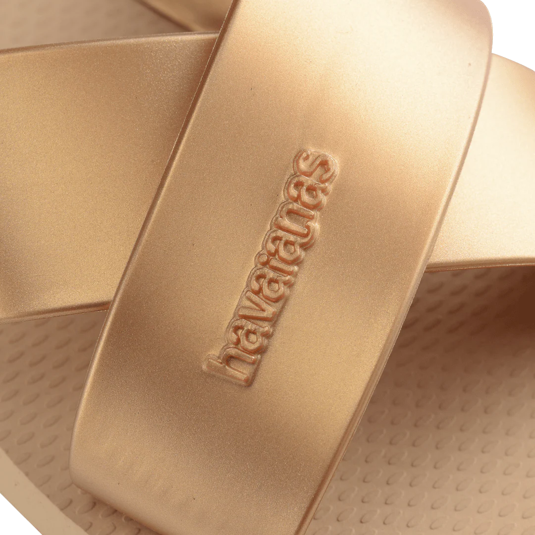 Women's Aqua Metallic Sandals - Havaianas
